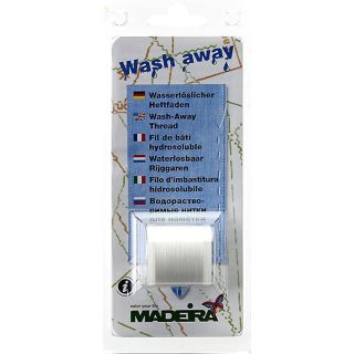 Wash away - wasserlöslicher Heftfaden - weiss