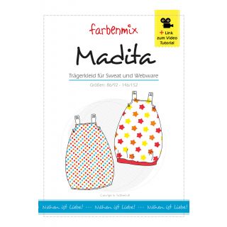 Schnittmuster - Farbenmix - Madita - Trägerkleid für Sweat oder Webware
