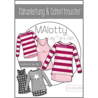 Schnittmuster - ki - ba - doo - MAlotty - Long - Top und Shirt - Woman