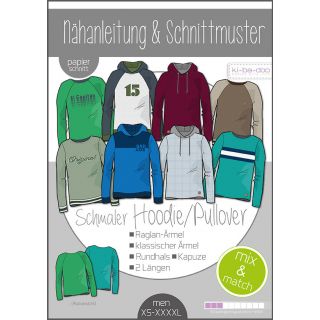 Schnittmuster - ki - ba - doo - Mix &amp; Match - Hoodie/Pullover - Man