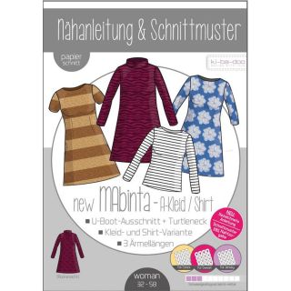 Schnittmuster - ki - ba - doo - MAbinta - Jersey - Kleid A - Linie - Woman