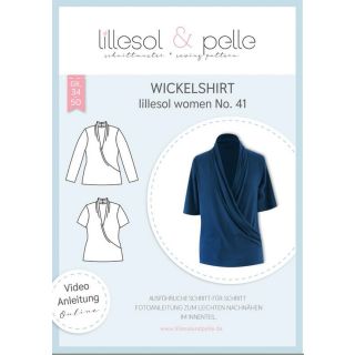 Schnittmuster - Lillesol &amp; Pelle - Lillesol Woman No. 41 - Wickelshirt