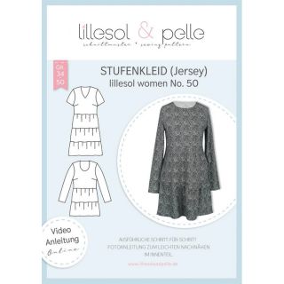 Schnittmuster - Lillesol &amp; Pelle - Lillesol Women No. 50 - Stufenkleid - Jersey