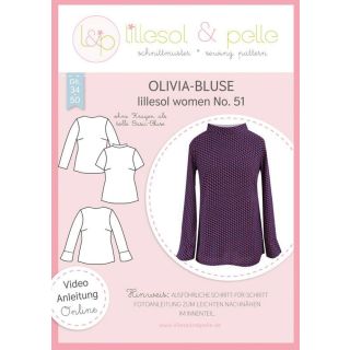 Schnittmuster - Lillesol &amp; Pelle - Lillesol Women No. 51 - Olivie - Bluse