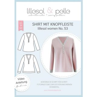 Schnittmuster - Lillesol &amp; Pelle - Lillesol Women No. 53 - Shirt mit Knopfleiste
