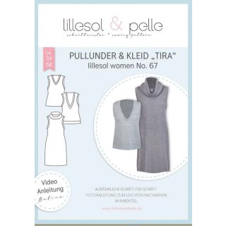Schnittmuster - Lillesol &amp; Pelle - Lillesol Women No. 67 - Pullunder &amp; Kleid - Tira