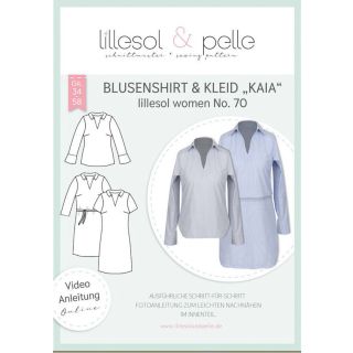 Schnittmuster - Lillesol &amp; Pelle - Lillesol Women No. 70 - Blusenshirt &amp; Kleid - Kaia