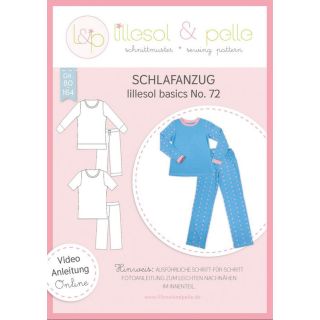 Schnittmuster - Lillesol &amp; Pelle - Lillesol Basics  No. 72 - Schlafanzug