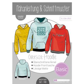 Schnittmuster - ki - ba - doo - Basic - Oversize - Hoodie - Woman