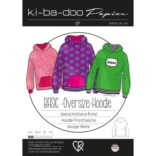 Schnittmuster - ki - ba - doo - Oversize - Hoodie - Kids