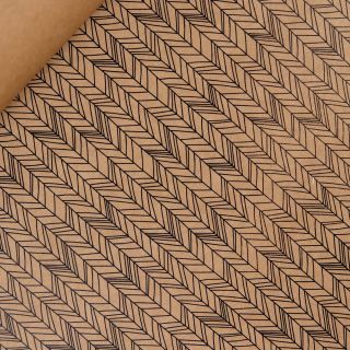 SnapPap - design - 50x75 cm - Chevron - hellbraun