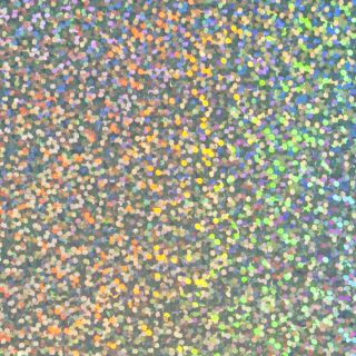 Plotterfolie - Flexfolie - Glitzer - silber multicolor