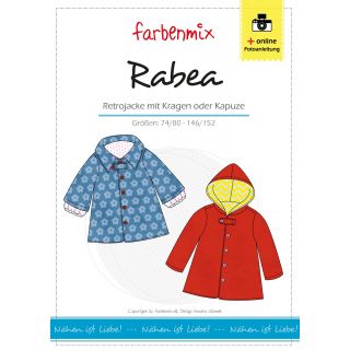 Schnittmuster - Farbenmix - Rabea - Retrojacke - Kids