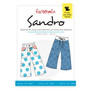 Schnittmuster - Farbenmix - Sandro - Tobehose