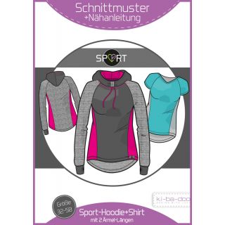 Schnittmuster - ki - ba - doo - Sport - Hoodie und Shirt - Woman