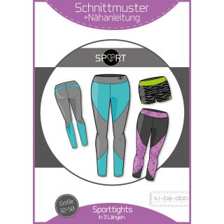 Schnittmuster - ki - ba - doo - Sport - Tights - Woman