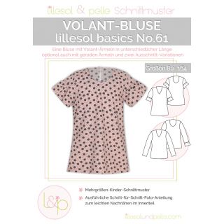 Schnittmuster - Lillesol &amp; Pelle - Basics No. 61 - Volant-Bluse 