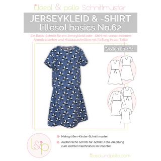Schnittmuster - Lillesol &amp; Pelle - Basics No. 62 - Jerseykleid &amp; - Shirt 