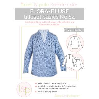 Schnittmuster - Lillesol &amp; Pelle - Basics No. 64 - Flora -Bluse 