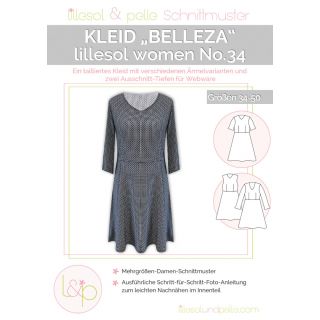 Schnittmuster - Lillesol &amp; Pelle - Lillesol Woman No. 34 - Kleid „Belleza&quot;