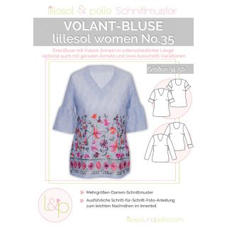 Schnittmuster - Lillesol &amp; Pelle - Lillesol Woman No. 35 - Volant-Bluse 