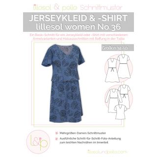 Schnittmuster - Lillesol &amp; Pelle - Lillesol Woman No. 36 - Jerseykleid &amp; - Shirt