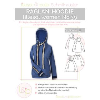 Schnittmuster - Lillesol &amp; Pelle - Lillesol Woman No.39 - Raglan-Hoodie