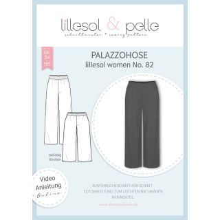 Schnittmuster - Lillesol &amp; Pelle - Lillesol Woman No.82 - Palazzohose   