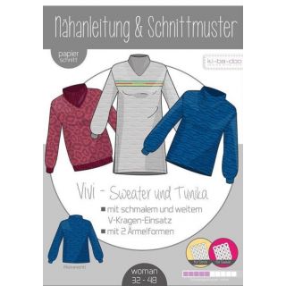 Schnittmuster - ki - ba - doo - Vivi - Sweater und Tunika - Woman