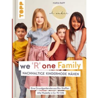 Buch - we `R` one Family - Nachhaltige Kindermode nähen