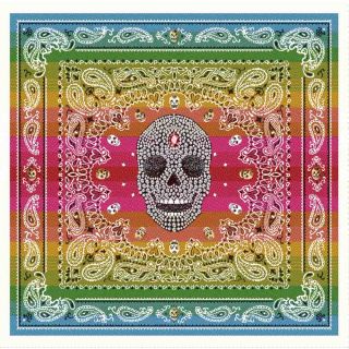 Jacquard Panel - Sculls - glitzer