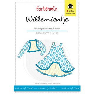 Schnittmuster - Farbenmix - Willemientje - Kleid mit Bolero - Kids