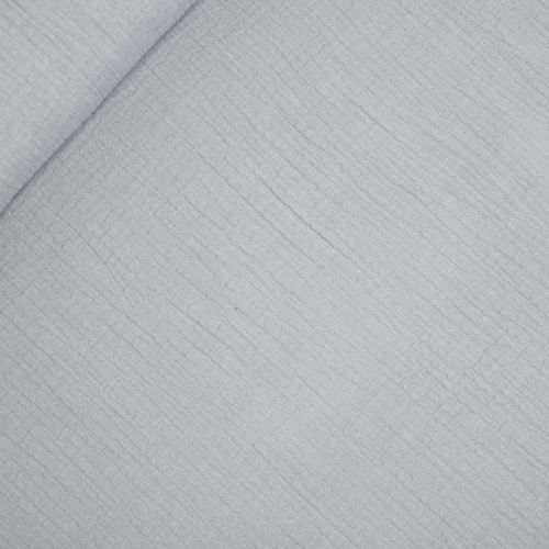 Baumwoll - Musselin - Double Gauze - grau