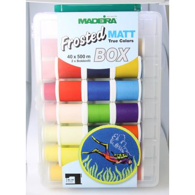 Madeira - Frosted Matt True Colors Box - Stickgarn