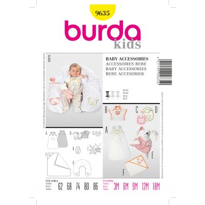 Schnittmuster - burda style - Baby Accessoires - 9635